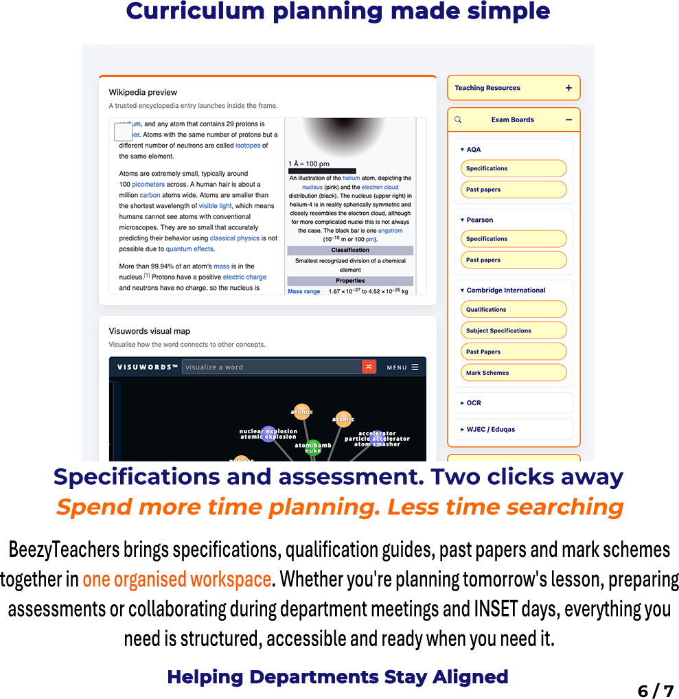 6 Curriculum planning made simple